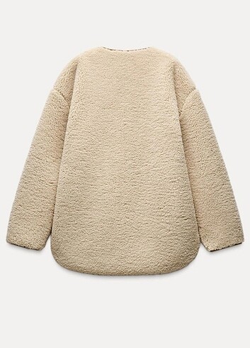 Zara Zara bej yunlu mont