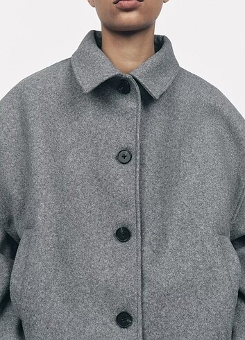 xl Beden Zara grı kaban