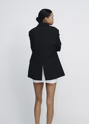 l Beden Zara sıyah blazer ceket