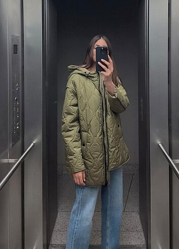 Zara Zara kapsonlu hakı mont