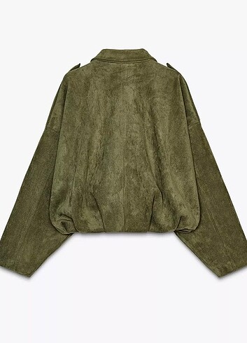 Zara Zara suni suet hakı bomber ceket