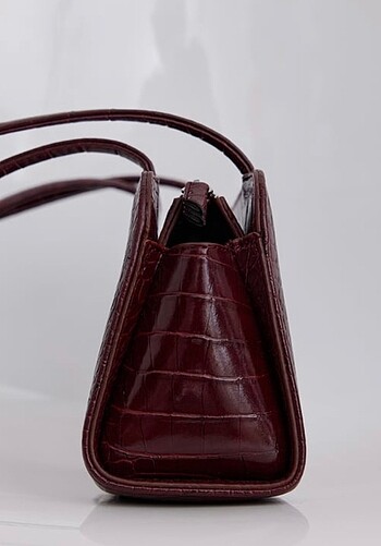 Suud Collection suud bordo poli çanta rugan