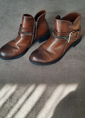 36 Beden camel Renk Kadin Bot