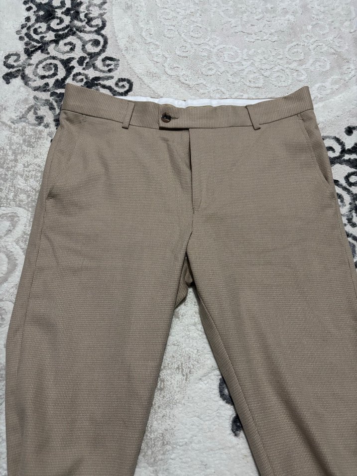 Bej Regular Fit Erkek Pantolon - Görsel 4