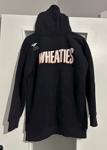 Siyah Kapüşonlu Rahat Kesim Sweatshirt - Görsel 2