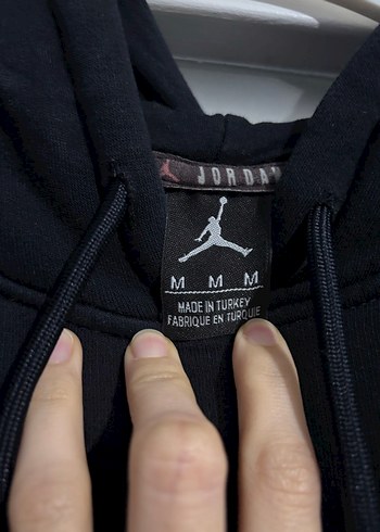 Siyah Kapüşonlu Rahat Kesim Sweatshirt - Görsel 3