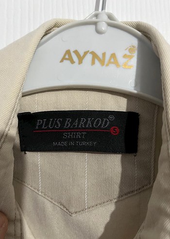 Bej Düğmeli Denim Erkek Gömlek Bej rengi - Görsel 3