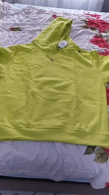 Gagla yeşil standart beden kapşonlu sweat paketli 