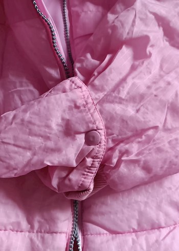 Pembe Kapüşonlu Bebek Tulumu - Görsel 3