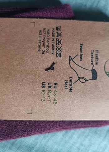 Diğer Bordo erkek Çorap