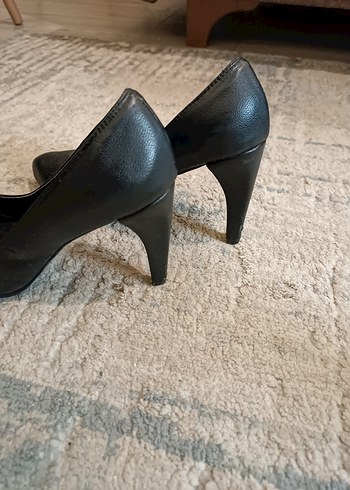 38 Beden siyah Renk Siyah Klasik Topuklu Kadın Ayakkabı