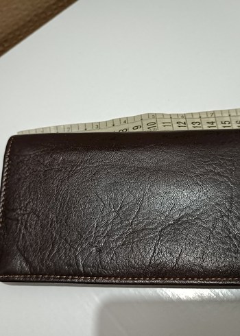 Koyu Kahverengi Deri erkek Cüzdanı - Görsel 5