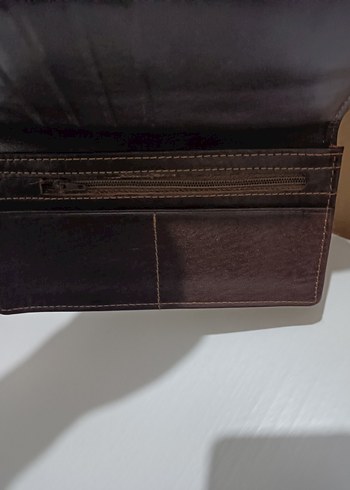 Koyu Kahverengi Deri erkek Cüzdanı - Görsel 4