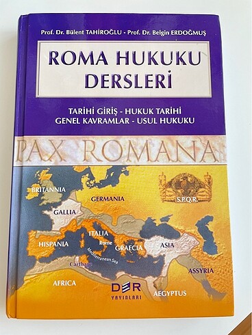 Roma Hukuk Dersleri-Bülent Tahiroğlu/Belgin Erdoğmuş