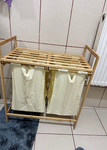  Beden Renk Ahşap Çerçeveli Beyaz Depolama Rafı