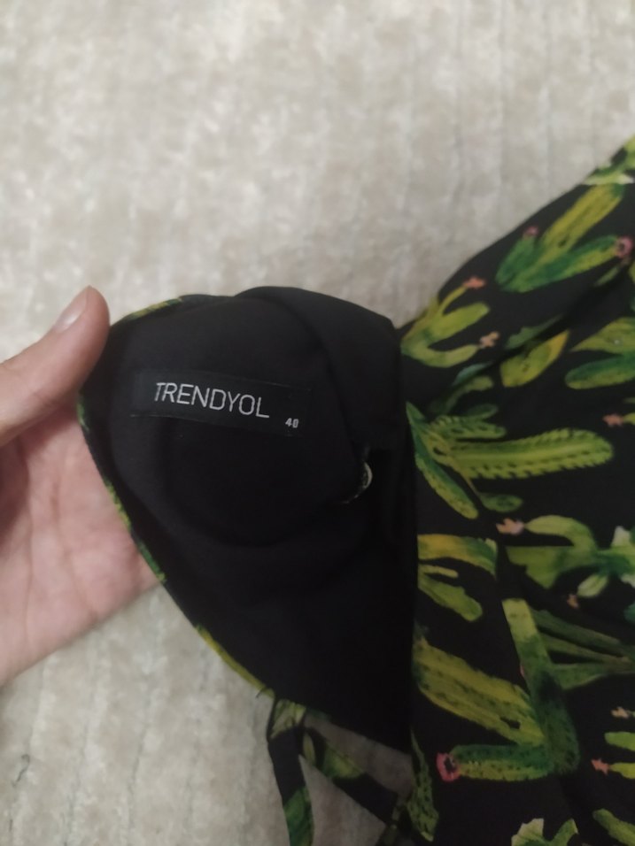 Trendyol kaktüslü Elbise - Görsel 4