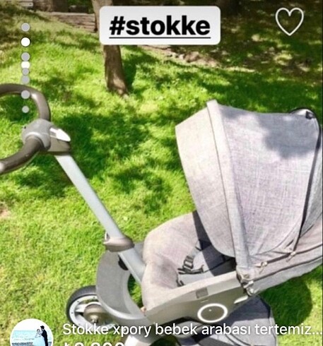 Diğer Beden Stokke bebek arabası