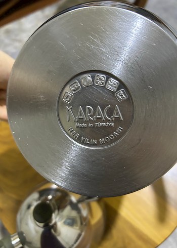Karaca Karaca Gri Çelik Çaydanlık Seti
