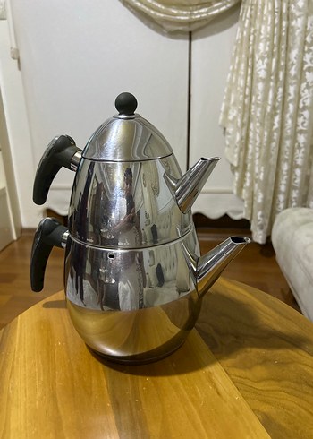 Karaca Gri Çelik Çaydanlık Seti