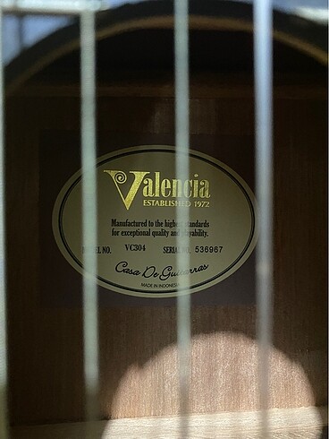 Valencia klasik gitar