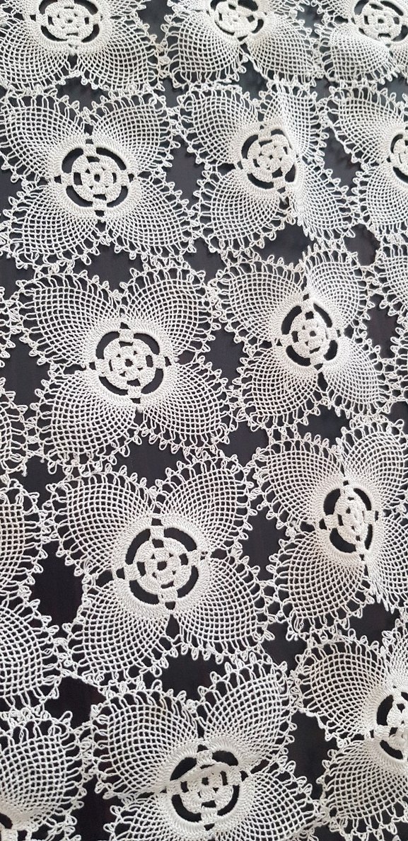 Vintage İğne Oyası Salon Takımı Peçete Masa Örtüsü - Görsel 5