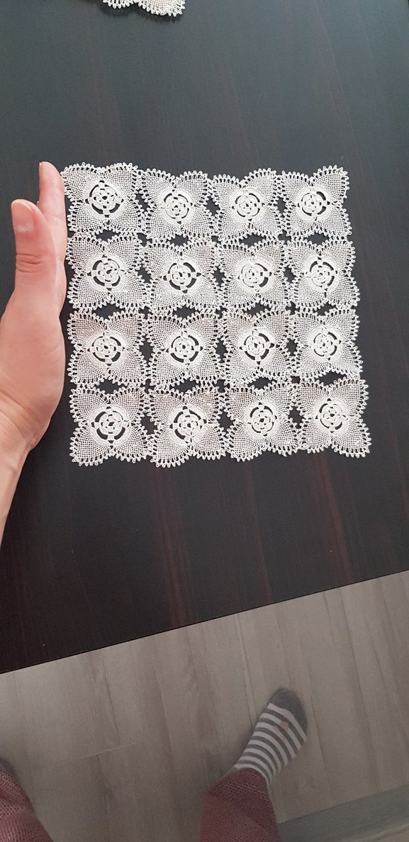 Vintage İğne Oyası Salon Takımı Peçete Masa Örtüsü - Görsel 4