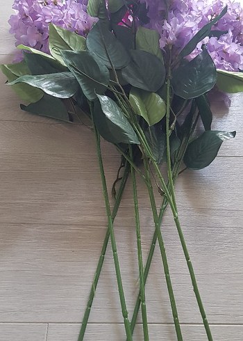 Pastel Mor Dekoratif Yapay Çiçek Demeti - Görsel 4