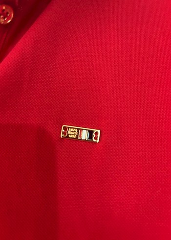 Kırmızı Düğmeli Midi Kadın Elbise,etiketli - Görsel 4