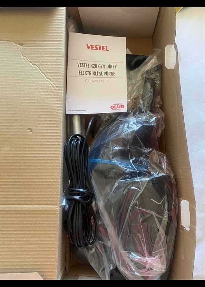 Vestel dik süpürge kullanılmamış - Görsel 4
