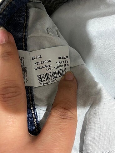 Mavi marka erkek kot 28/30 beden - Görsel 7