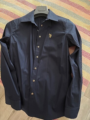Eriketli polo gömlek lacivert - Görsel 7