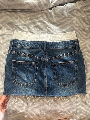 Bershka Bershka denim mini etek