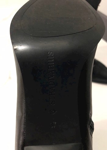 37 Beden siyah Renk Siyah Deri Stiletto Topuklu Kadın Bot
