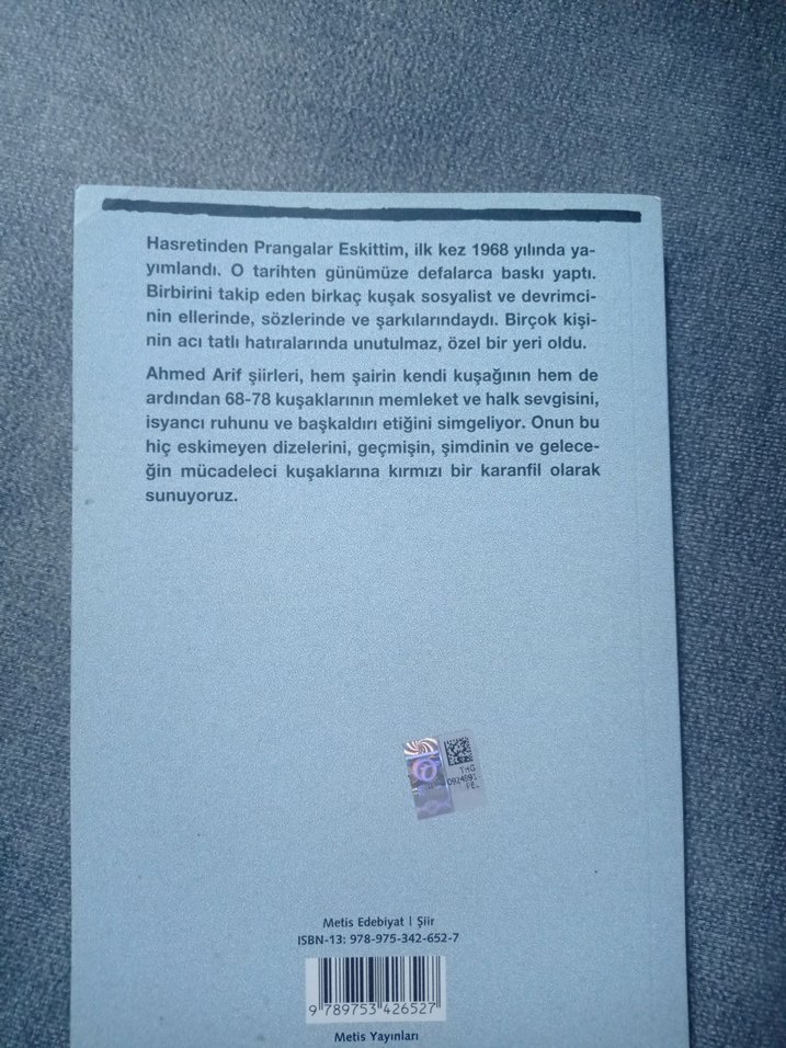 Hasretinden Prangalar Eskittim - Ahmed Arif - Görsel 2