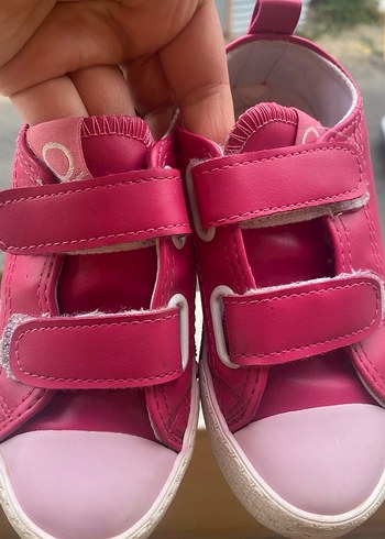 Kız Çocuk benetton marka Pembe Cırt Cırtlı Spor Ayakkabı - Görsel 3