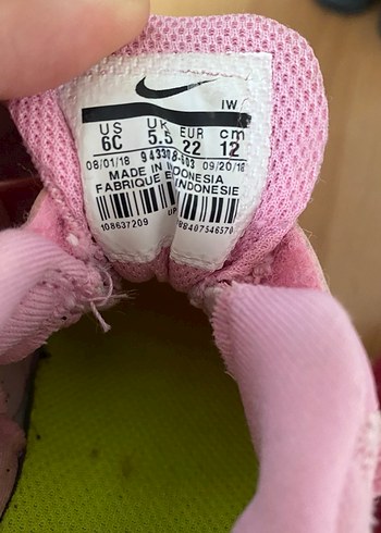 Kız Çocuk Pembe Nike Spor Ayakkabı - Görsel 5