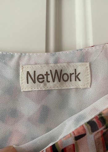 Midi kare desenli elbise - Görsel 5