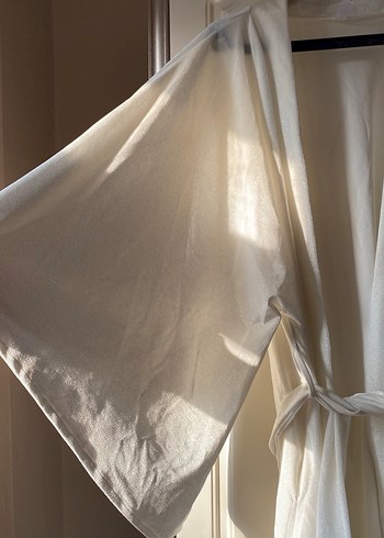 Dagi Beyaz Bohem Kadın Sabahlık - Görsel 3