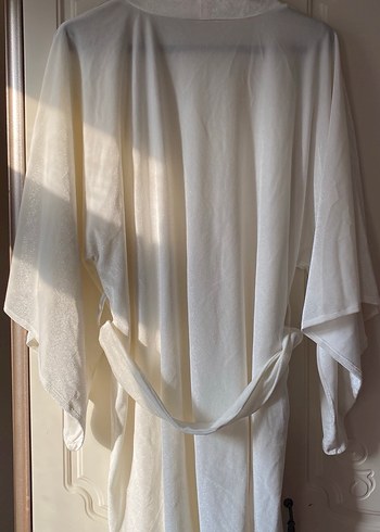 Dagi Beyaz Bohem Kadın Sabahlık - Görsel 4