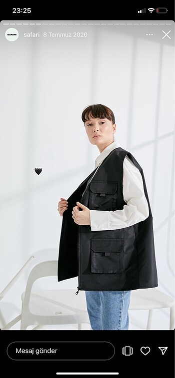 Zara Whatisodd marka safari yelek