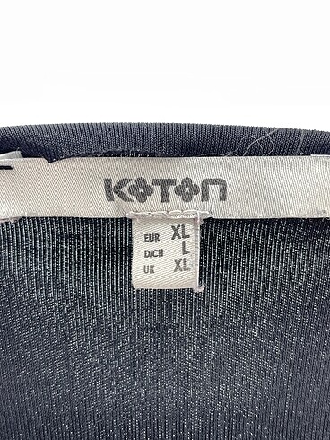 xl Beden siyah Renk Koton Bluz %70 İndirimli.