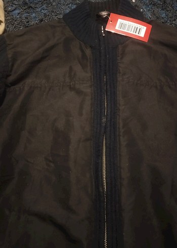 Erkek Fermuarlı Koyu Kahverengi Ceket - Görsel 2