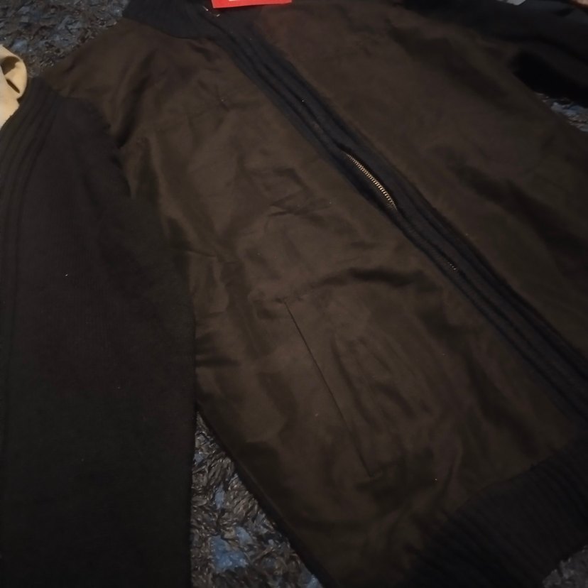 Erkek Fermuarlı Koyu Kahverengi Ceket - Görsel 3