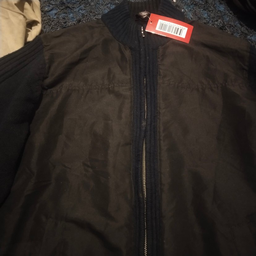 Erkek Fermuarlı Koyu Kahverengi Ceket - Görsel 2