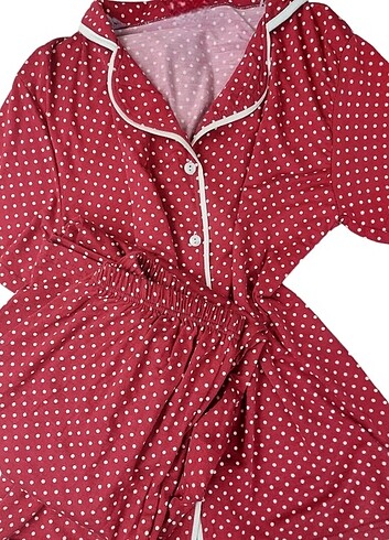 Diğer ????/???? Pamuk önü düğmeli full esnek pijama takımı sizlerle.
