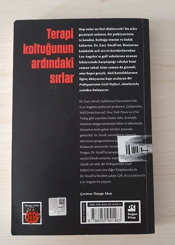 Bir Psikiyatristin Gizli Defteri Kitabı