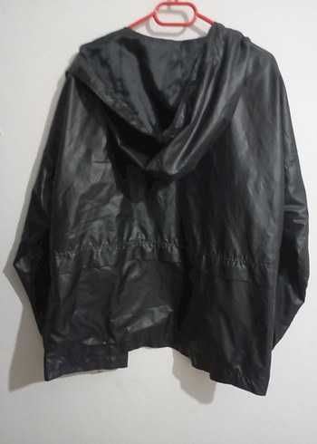 kadın siyah yağmurluk - Görsel 5