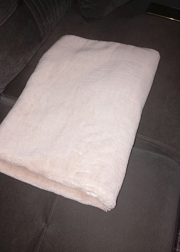 krem renk kıslık bebek battaniyesi - Görsel 3