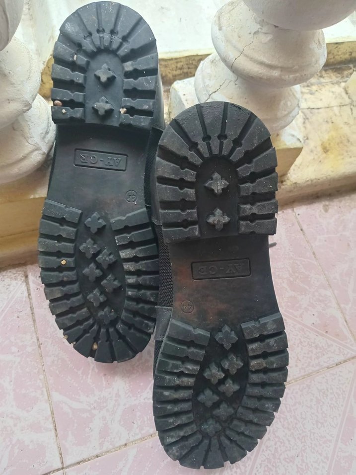 Siyah Bağcıklı Erkek Kauçuk Bot - Görsel 4