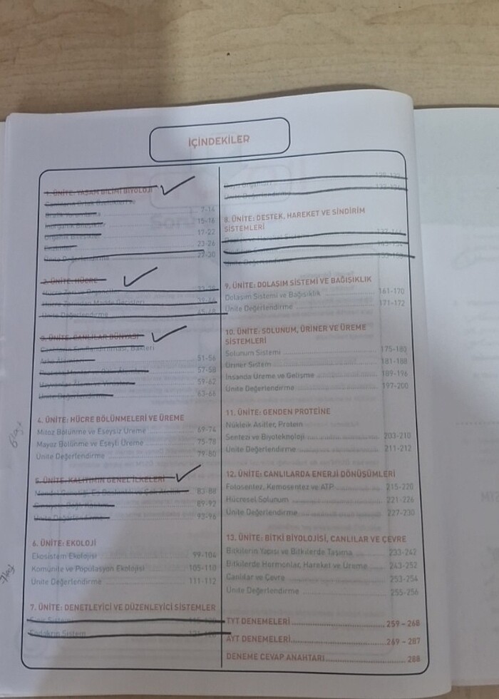 TYT AYT BİYOLOJİ SORU BANKASI  - Görsel 2
